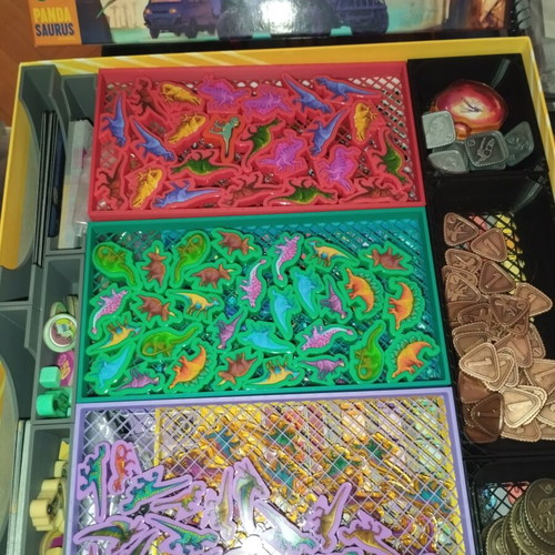 Jurassic World 3D printed insert for board game