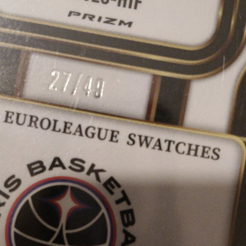 Nadir Hifi Patch /49 Paris 2025-26 Panini Select Euroleague card