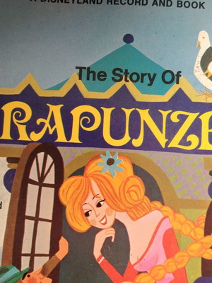 The Story Of Rapunzel συλλεκτικό 1970, δίσκος και βιβλίο με εικόνες καινούργιο