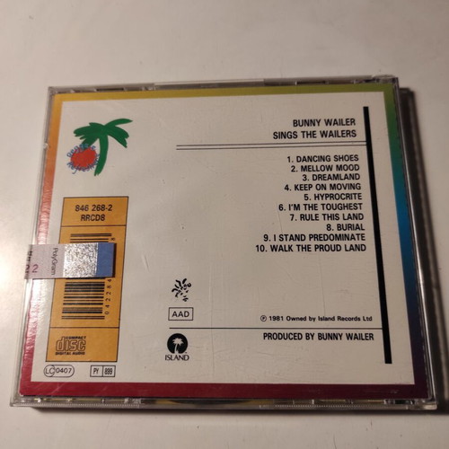 Bunny Wailer Sings The Wailers CD used, reggae