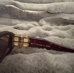 Balenciaga sunglasses used, black and brown
