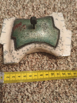 Handmade Ceramic Jewelry Box Vintage Signed by Artist Oileira