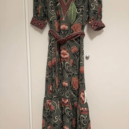 Farm Rio Maxi Dress new, size Small, floral multicolor