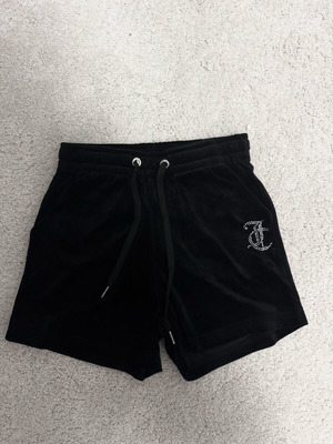 Juicy Couture velvet shorts new, black, small size