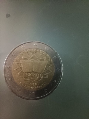 Nederland 2 euro 2007 Rome coin used