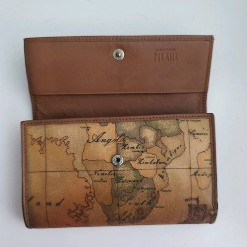 Leather large wallet Alviero Martini 1A Classe like new, brown