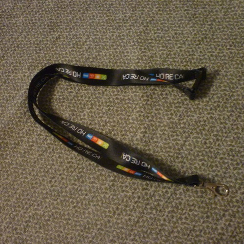 HORECA exhibition lanyard used