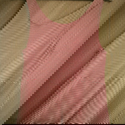 Φόρεμα Calzedonia σαν καινούργιο, ριγέ κόκκινο και λευκό, one size