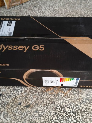 Samsung Odyssey G5 gaming οθόνη 27 ιντσών LC27G55TQWRXEN, WQHD 144Hz