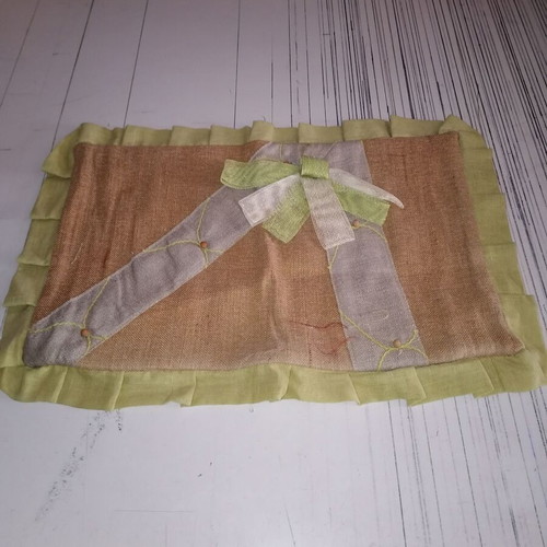 Handmade straw fabric for pillow new
