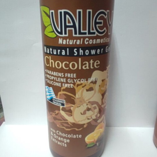 Valley shower gels new, three scents chocolate caramel vanilla