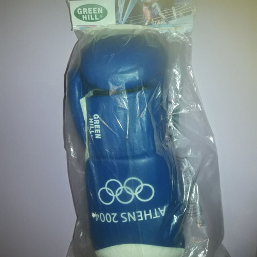 Boxing gloves Athens 2004 Olympic Games blue new