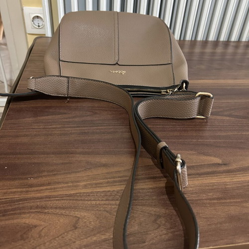 KEM crossbody bag, taupe beige