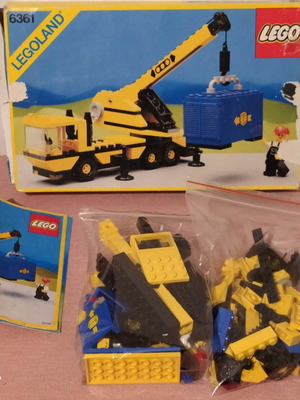 Lego Legoland 6361 Mobile Crane used, complete with instructions and box