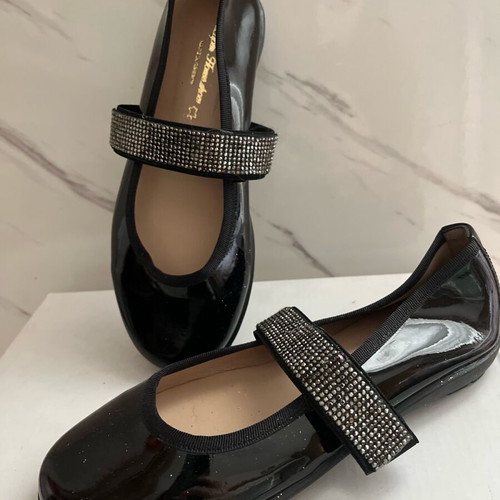 Lapin black ballerina shoes size 34 like new