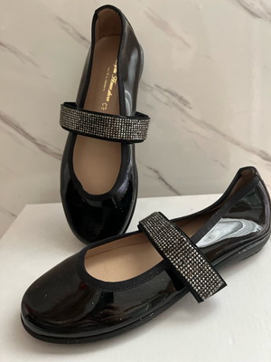 Lapin black ballerina shoes size 34 like new