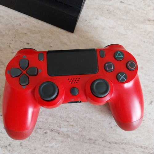 Sony Playstation 4 500GB console with red controller