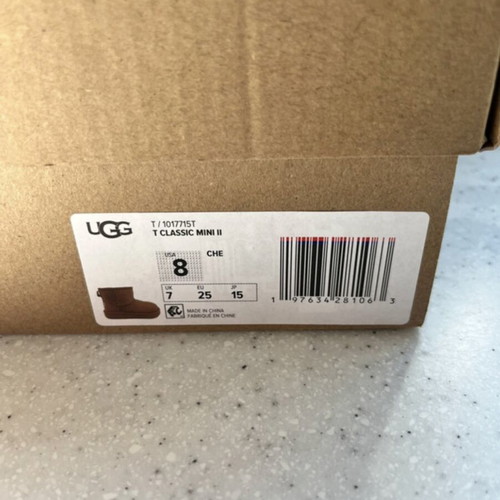 UGG kids ankle boots tan like new, size 25