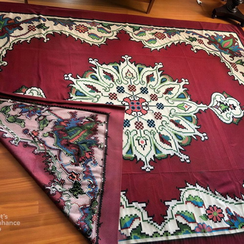 Hrami Handmade Wool Rug Large Size Like New