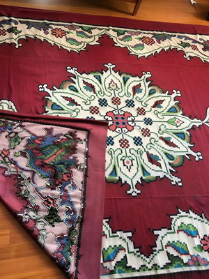 Hrami Handmade Wool Rug Large Size Like New