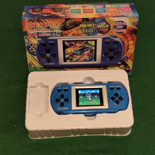 SY-890A Portable Retro Game Console with 300 Games, 2.2" Color Backlight Screen