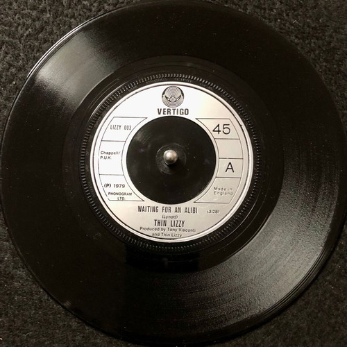 Thin Lizzy Waiting For An Alibi 7" vinyl single used, rock