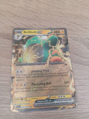Bellibolt EX Pokemon card 079/193 like new