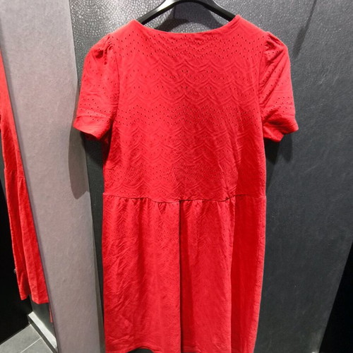 Red Fransa dress new with cutout designs, size M-L