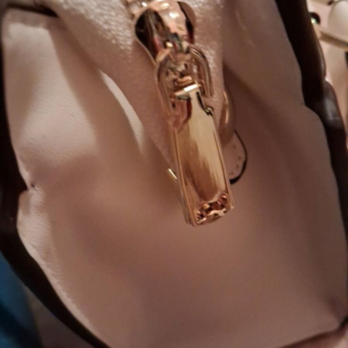 Handbag beige white like new, leatherette