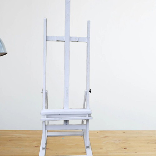 Wooden easel white, like new, 1.5m