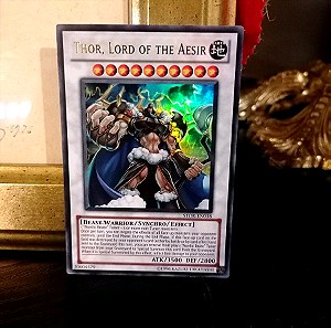 YuGiOh tcg- Thor Lord of the Aesir- ultra rare unlimited edition STOR