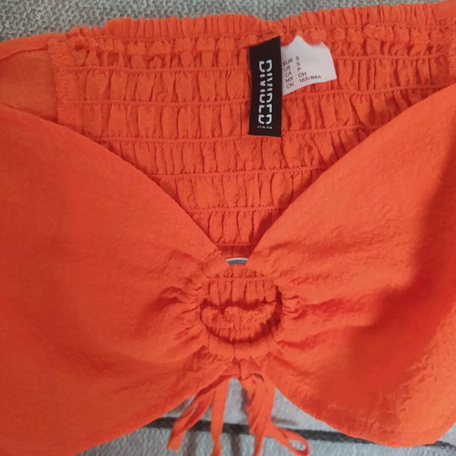 Divided blouse new, size S, orange