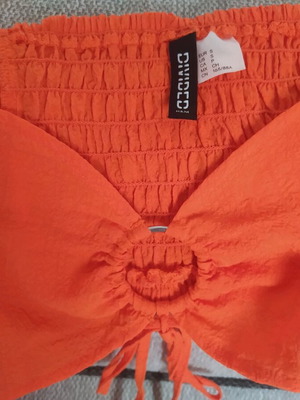 Divided blouse new, size S, orange