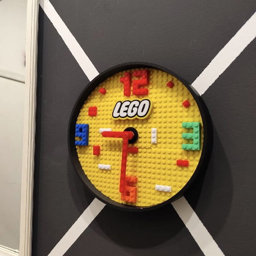 Handmade 3D Wall Clock colorful design, new