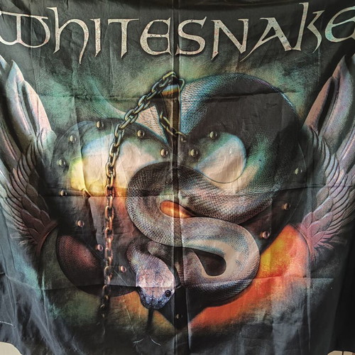 Whitesnake logo banner like new