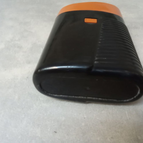 Duracell collectible flashlight used with 1980s incandescent bulb
