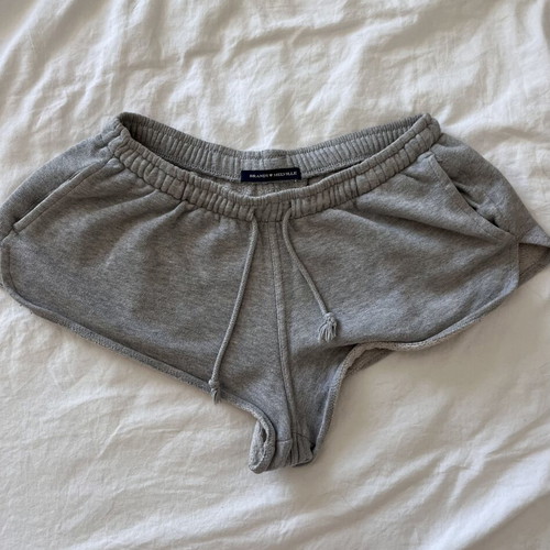 Cotton shorts in grey, Brandy Melville, one size
