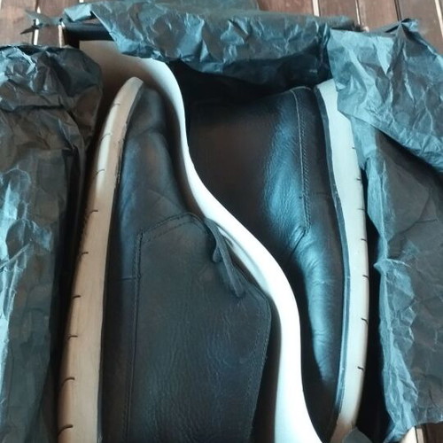 Ugg For Men Freemon leather casual boots used, size EU 45, black