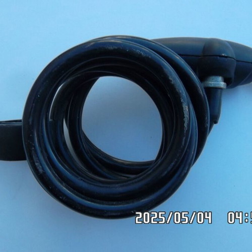 Bicycle-type cable lock used, large size