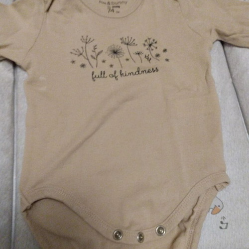 Baby bodysuits used, pack of 6, sizes 68-74