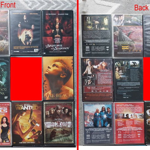 Pack of 12 used DVD movies with subtitles