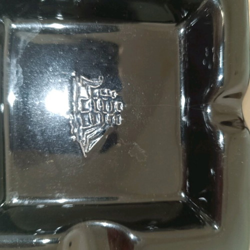 Cutty Sark scotch whisky old promotional ceramic ashtray used