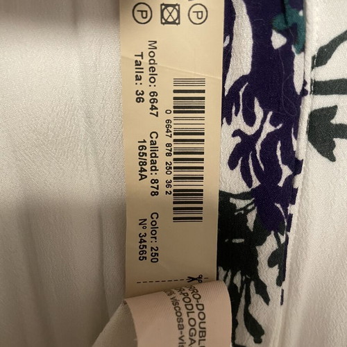 Massimo Dutti floral dress with removable belt, like new, size 36