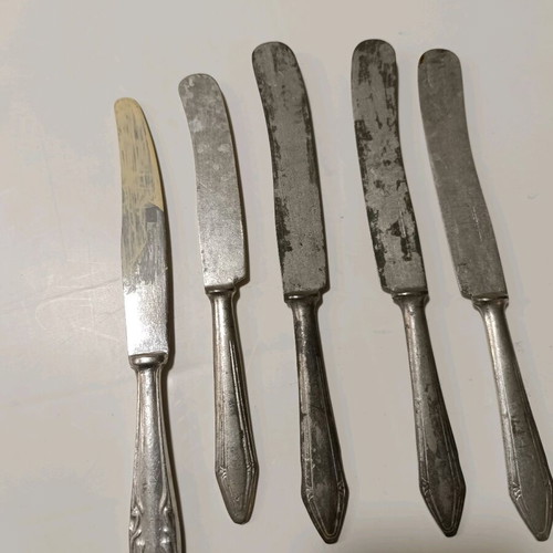 Pharmacy knives used, stainless steel for face cream preparation