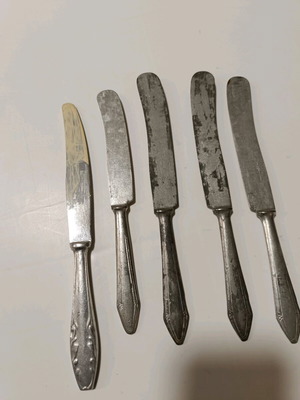 Pharmacy knives used, stainless steel for face cream preparation