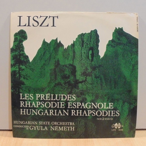 Liszt Hungarian State Orchestra Gyula Németh vinyl record used 33 rpm 1975