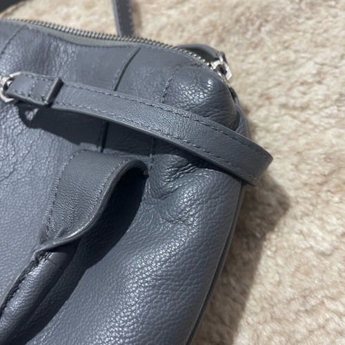Urbancode London leather grey shoulder bag like new
