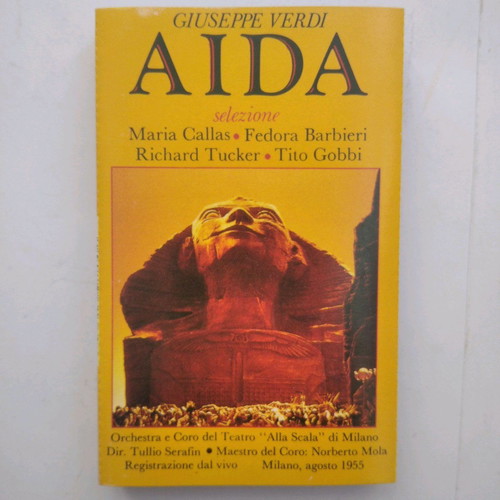 Giuseppe Verdi Aida cassette used, classical