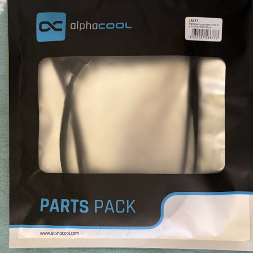 Alphacool Y-Splitter 4-Pin to 2x 4-Pin PWM 30cm new