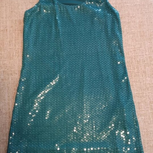 Mini dress Atos Lombardini like new, petrol color, size S